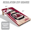 image:imageYouTheFan NCAA 2 x 4 Professional Wood Cornhole GameTeam Colors