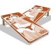 image:imageYouTheFan NCAA 2 x 4 Professional Wood Cornhole GameTeam Colors