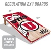 image:imageYouTheFan NCAA 2 x 4 Professional Wood Cornhole GameTeam Colors