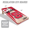 image:imageYouTheFan NCAA 2 x 4 Professional Wood Cornhole GameTeam Colors