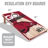 image:imageYouTheFan NCAA 2 x 4 Professional Wood Cornhole GameTeam Colors