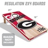 image:imageYouTheFan NCAA 2 x 4 Professional Wood Cornhole GameTeam Colors