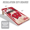 image:imageYouTheFan NCAA 2 x 4 Professional Wood Cornhole GameTeam Colors