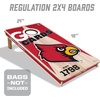 image:imageYouTheFan NCAA 2 x 4 Professional Wood Cornhole GameTeam Colors