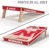 image:imageYouTheFan NCAA 2 x 4 Professional Wood Cornhole GameTeam Colors