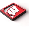 image:imageYouTheFan NCAA 3D Logo Series MagnetWisconsin Badgers