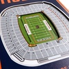 image:imageYouTheFan NCAA 3D StadiumView 8x32 BannerAuburn Tigers