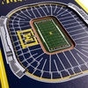 image:imageYouTheFan NCAA 3D StadiumView 8x32 BannerMichigan Wolverines