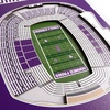 image:imageYouTheFan NCAA 3D StadiumView 8x32 BannerTCU Horned Frogs