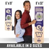 image:imageYouTheFan NCAA 3D StadiumView 8x32 BannerWashington Huskies