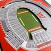 image:imageYouTheFan NCAA 3D StadiumView 8x32 BannerWisconsin Badgers