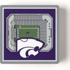 image:imageYouTheFan NCAA 3D StadiumView MagnetKansas State Wildcats