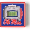 image:imageYouTheFan NCAA 3D StadiumView MagnetMississippi Rebels