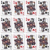 image:imageYouTheFan NCAA OfficiallyLicensed Playing Cards  Original Artwork on All face Cards and Jokers  Teams Official Colors  Quality Linen Texture  Designed in The USAAuburn Tigers