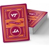 image:imageYouTheFan NCAA OfficiallyLicensed Playing Cards  Original Artwork on All face Cards and Jokers  Teams Official Colors  Quality Linen Texture  Designed in The USAVirginia Tech Hokies