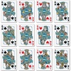 image:imageYouTheFan NCAA OfficiallyLicensed Playing Cards  Original Artwork on All face Cards and Jokers  Teams Official Colors  Quality Linen Texture  Designed in The USAUCLA Bruins