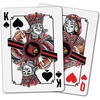 image:imageYouTheFan NCAA OfficiallyLicensed Playing Cards  Original Artwork on All face Cards and Jokers  Teams Official Colors  Quality Linen Texture  Designed in The USALouisville Cardinals