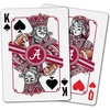 image:imageYouTheFan NCAA OfficiallyLicensed Playing Cards  Original Artwork on All face Cards and Jokers  Teams Official Colors  Quality Linen Texture  Designed in The USAAlabama Crimson Tide