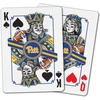 image:imageYouTheFan NCAA OfficiallyLicensed Playing Cards  Original Artwork on All face Cards and Jokers  Teams Official Colors  Quality Linen Texture  Designed in The USAPittsburgh Panthers
