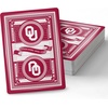image:imageYouTheFan NCAA OfficiallyLicensed Playing Cards  Original Artwork on All face Cards and Jokers  Teams Official Colors  Quality Linen Texture  Designed in The USAOklahoma Sooners