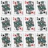 image:imageYouTheFan NCAA OfficiallyLicensed Playing Cards  Original Artwork on All face Cards and Jokers  Teams Official Colors  Quality Linen Texture  Designed in The USAMichigan State Spartans