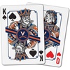 image:imageYouTheFan NCAA OfficiallyLicensed Playing Cards  Original Artwork on All face Cards and Jokers  Teams Official Colors  Quality Linen Texture  Designed in The USAVirginia Cavaliers