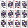 image:imageYouTheFan NCAA OfficiallyLicensed Playing Cards  Original Artwork on All face Cards and Jokers  Teams Official Colors  Quality Linen Texture  Designed in The USAKansas State Wildcats