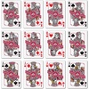 image:imageYouTheFan NCAA OfficiallyLicensed Playing Cards  Original Artwork on All face Cards and Jokers  Teams Official Colors  Quality Linen Texture  Designed in The USAOhio State Buckeyes