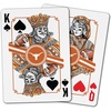 image:imageYouTheFan NCAA OfficiallyLicensed Playing Cards  Original Artwork on All face Cards and Jokers  Teams Official Colors  Quality Linen Texture  Designed in The USATexas Longhorns