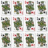 image:imageYouTheFan NCAA OfficiallyLicensed Playing Cards  Original Artwork on All face Cards and Jokers  Teams Official Colors  Quality Linen Texture  Designed in The USABaylor Bears