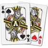 image:imageYouTheFan NCAA OfficiallyLicensed Playing Cards  Original Artwork on All face Cards and Jokers  Teams Official Colors  Quality Linen Texture  Designed in The USAAppalachian State Mountaineers