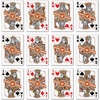 image:imageYouTheFan NCAA OfficiallyLicensed Playing Cards  Original Artwork on All face Cards and Jokers  Teams Official Colors  Quality Linen Texture  Designed in The USATexas Longhorns