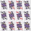 image:imageYouTheFan NCAA OfficiallyLicensed Playing Cards  Original Artwork on All face Cards and Jokers  Teams Official Colors  Quality Linen Texture  Designed in The USATCU Horned Frogs
