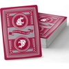 image:imageYouTheFan NCAA OfficiallyLicensed Playing Cards  Original Artwork on All face Cards and Jokers  Teams Official Colors  Quality Linen Texture  Designed in The USAWashington State Cougars