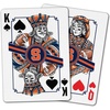 image:imageYouTheFan NCAA OfficiallyLicensed Playing Cards  Original Artwork on All face Cards and Jokers  Teams Official Colors  Quality Linen Texture  Designed in The USASyracuse Orange