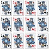 image:imageYouTheFan NCAA OfficiallyLicensed Playing Cards  Original Artwork on All face Cards and Jokers  Teams Official Colors  Quality Linen Texture  Designed in The USANorth Carolina Tar Heels