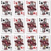 image:imageYouTheFan NCAA OfficiallyLicensed Playing Cards  Original Artwork on All face Cards and Jokers  Teams Official Colors  Quality Linen Texture  Designed in The USANC State Wolfpack
