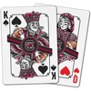 image:imageYouTheFan NCAA OfficiallyLicensed Playing Cards  Original Artwork on All face Cards and Jokers  Teams Official Colors  Quality Linen Texture  Designed in The USASouth Carolina Gamecocks