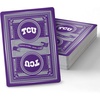 image:imageYouTheFan NCAA OfficiallyLicensed Playing Cards  Original Artwork on All face Cards and Jokers  Teams Official Colors  Quality Linen Texture  Designed in The USATCU Horned Frogs