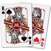 image:imageYouTheFan NCAA OfficiallyLicensed Playing Cards  Original Artwork on All face Cards and Jokers  Teams Official Colors  Quality Linen Texture  Designed in The USAMinnesota Golden Gophers
