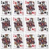 image:imageYouTheFan NCAA OfficiallyLicensed Playing Cards  Original Artwork on All face Cards and Jokers  Teams Official Colors  Quality Linen Texture  Designed in The USASyracuse Orange