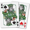 image:imageYouTheFan NCAA OfficiallyLicensed Playing Cards  Original Artwork on All face Cards and Jokers  Teams Official Colors  Quality Linen Texture  Designed in The USAColorado State Rams