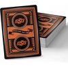 image:imageYouTheFan NCAA OfficiallyLicensed Playing Cards  Original Artwork on All face Cards and Jokers  Teams Official Colors  Quality Linen Texture  Designed in The USAOklahoma State Cowboys