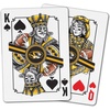 image:imageYouTheFan NCAA OfficiallyLicensed Playing Cards  Original Artwork on All face Cards and Jokers  Teams Official Colors  Quality Linen Texture  Designed in The USAMissouri Tigers
