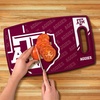 image:imageYouTheFan NCAA Officiallylicensed Logo Series Cutting Board  reversible design for double the cutting surface  gentle on knives team message on both front and backTexas AM Aggies