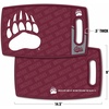 image:imageYouTheFan NCAA Officiallylicensed Logo Series Cutting Board  reversible design for double the cutting surface  gentle on knives team message on both front and backMontana Grizzlies
