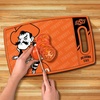 image:imageYouTheFan NCAA Officiallylicensed Logo Series Cutting Board  reversible design for double the cutting surface  gentle on knives team message on both front and backOklahoma St Cowboys