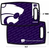 image:imageYouTheFan NCAA Officiallylicensed Logo Series Cutting Board  reversible design for double the cutting surface  gentle on knives team message on both front and backKansas St Wildcats