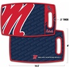 image:imageYouTheFan NCAA Officiallylicensed Logo Series Cutting Board  reversible design for double the cutting surface  gentle on knives team message on both front and backMississippi Rebels