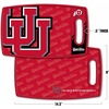 image:imageYouTheFan NCAA Officiallylicensed Logo Series Cutting Board  reversible design for double the cutting surface  gentle on knives team message on both front and backUtah Utes